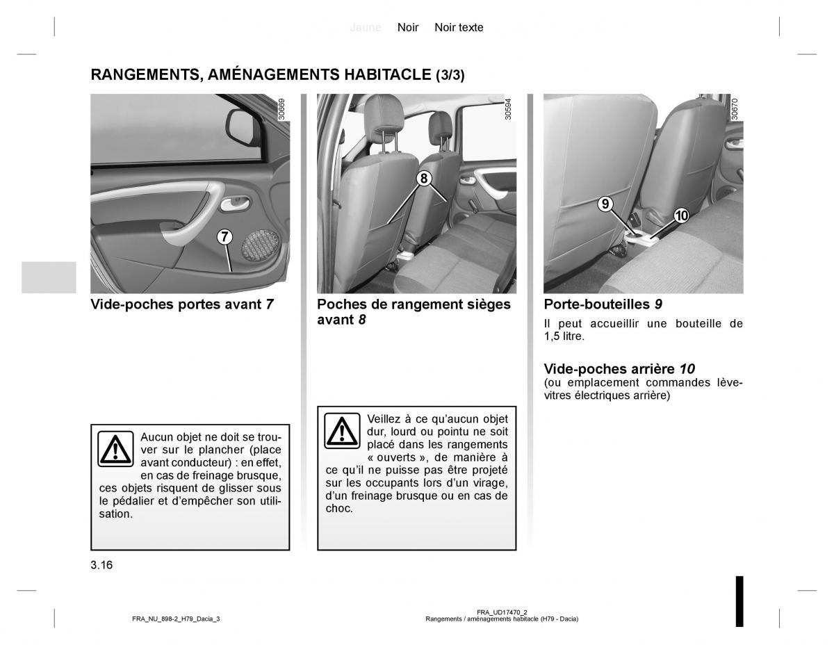 manual  Dacia Duster I 1 manuel du proprietaire / page 94