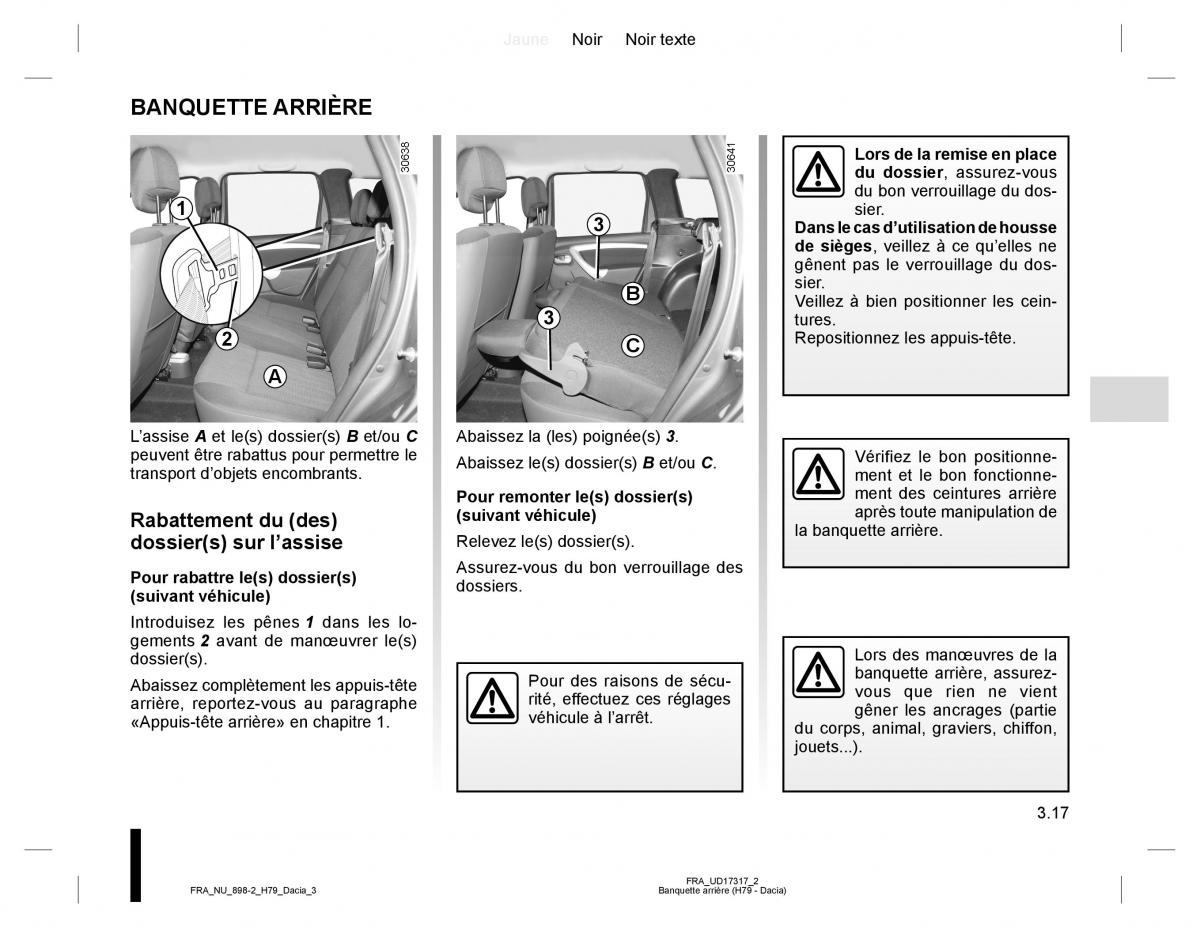 manual  Dacia Duster I 1 manuel du proprietaire / page 95