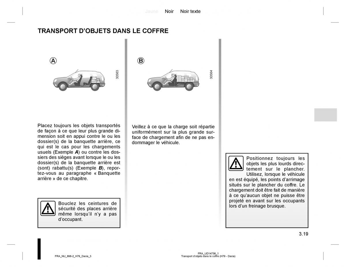 manual  Dacia Duster I 1 manuel du proprietaire / page 97