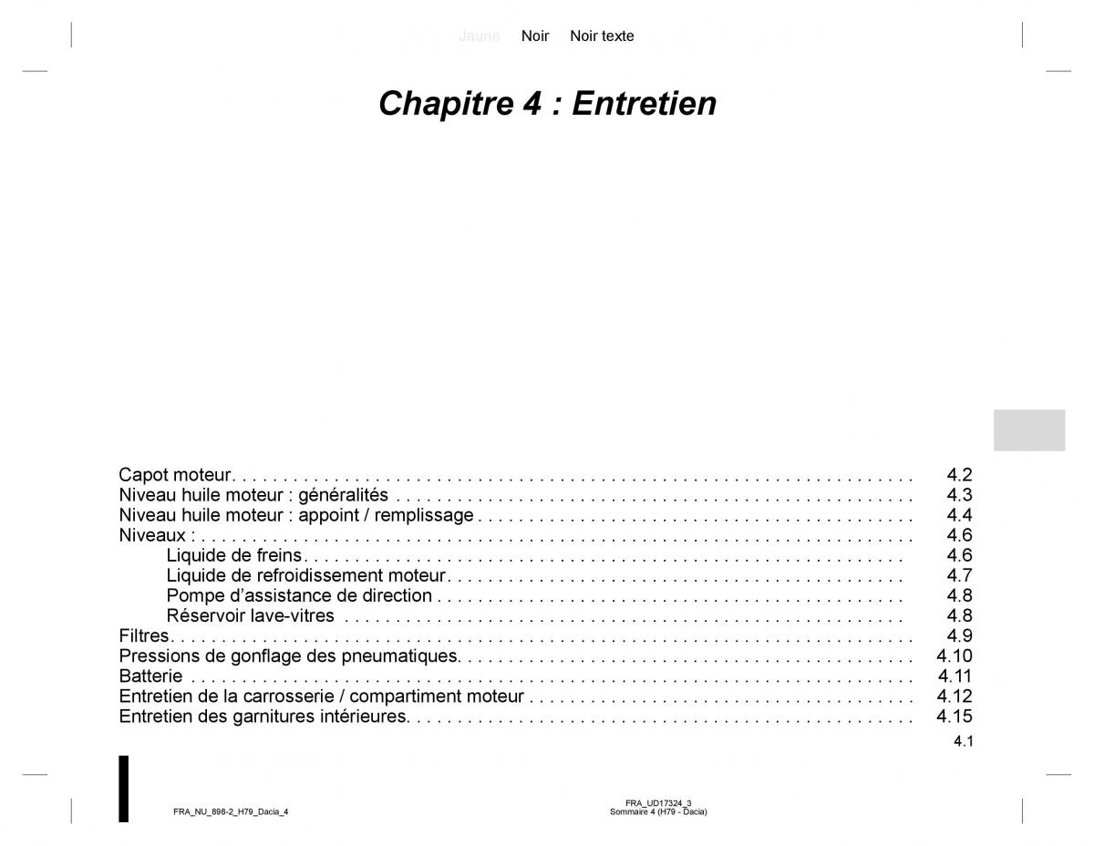 manual  Dacia Duster I 1 manuel du proprietaire / page 101