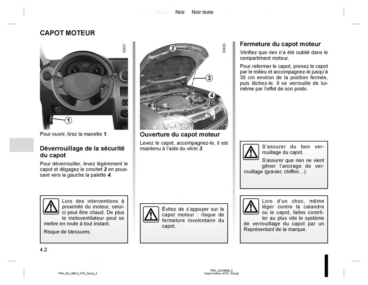 manual  Dacia Duster I 1 manuel du proprietaire / page 102