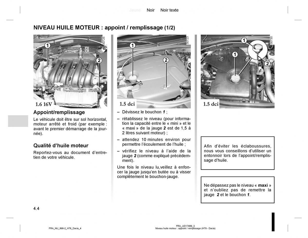 manual  Dacia Duster I 1 manuel du proprietaire / page 104