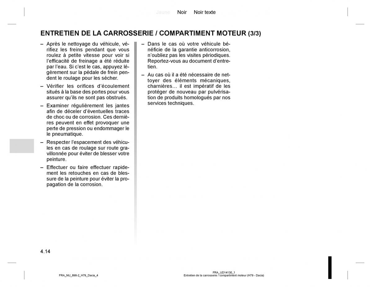 manual  Dacia Duster I 1 manuel du proprietaire / page 114