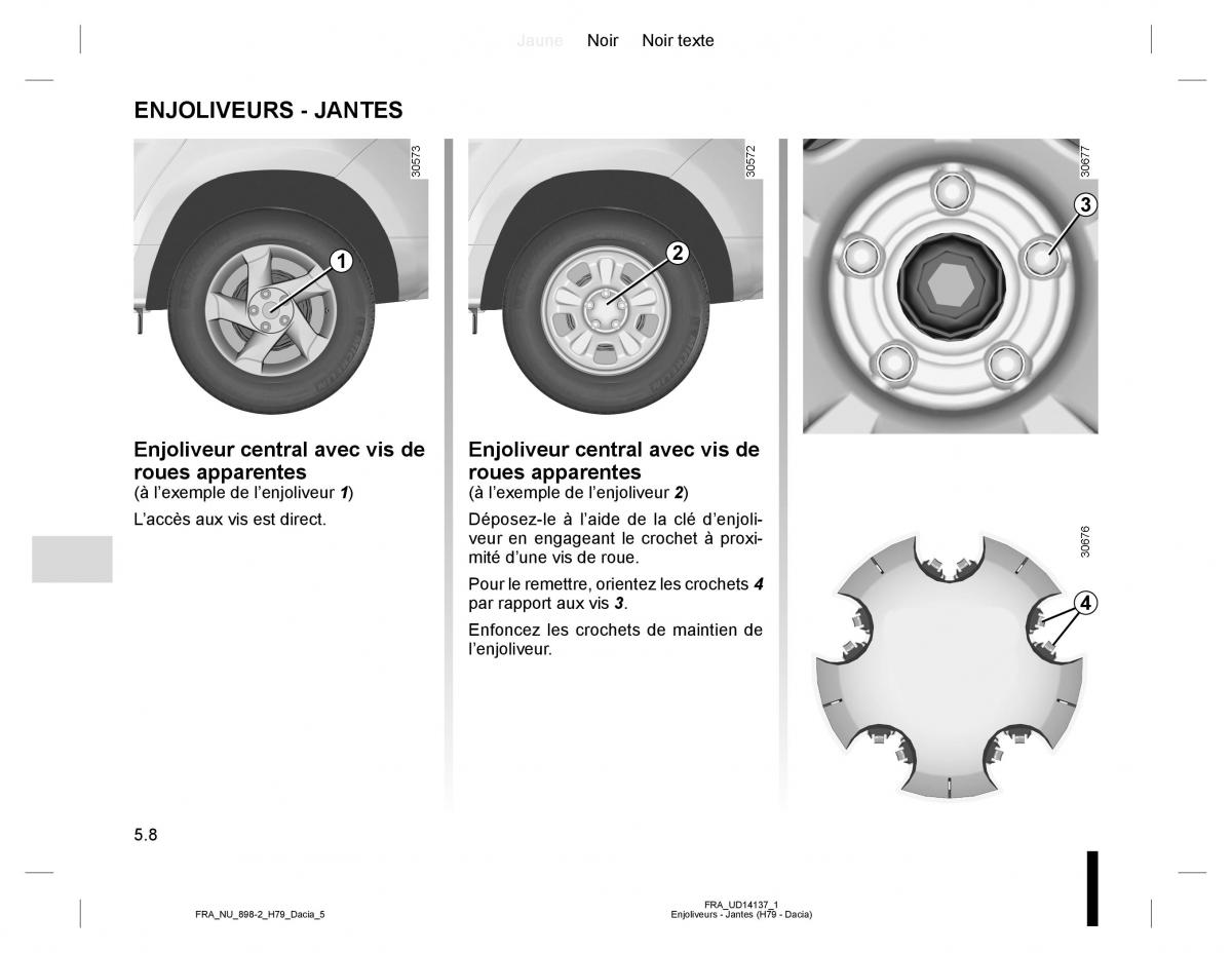 manual  Dacia Duster I 1 manuel du proprietaire / page 124