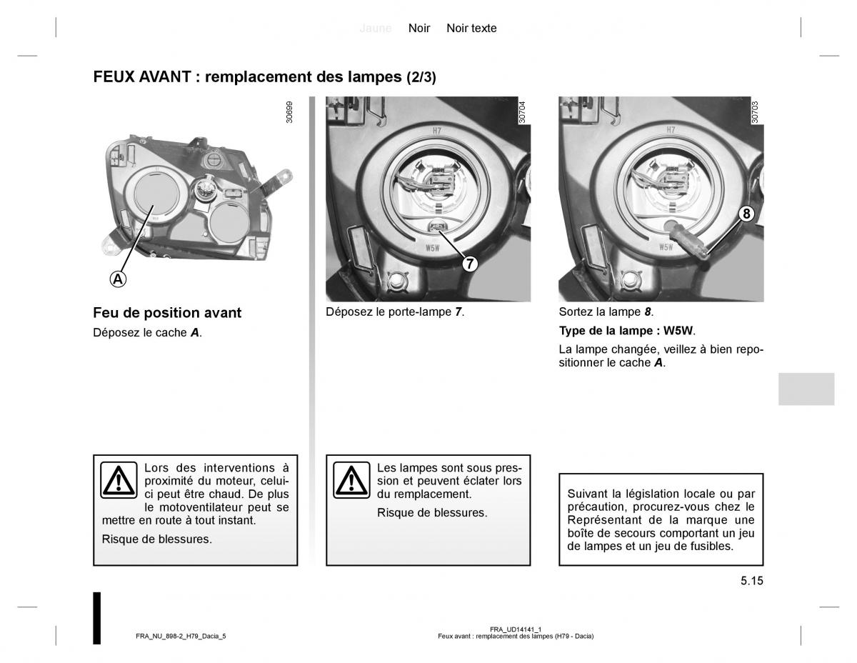 manual  Dacia Duster I 1 manuel du proprietaire / page 131