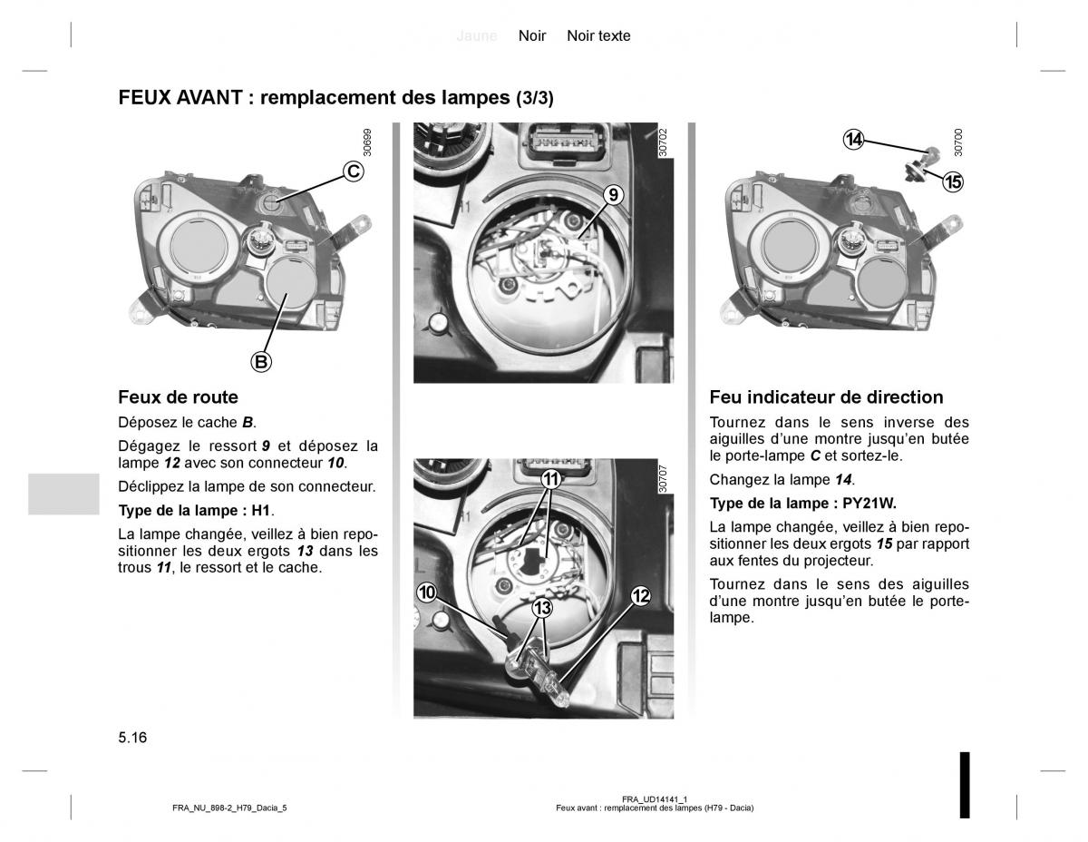 manual  Dacia Duster I 1 manuel du proprietaire / page 132