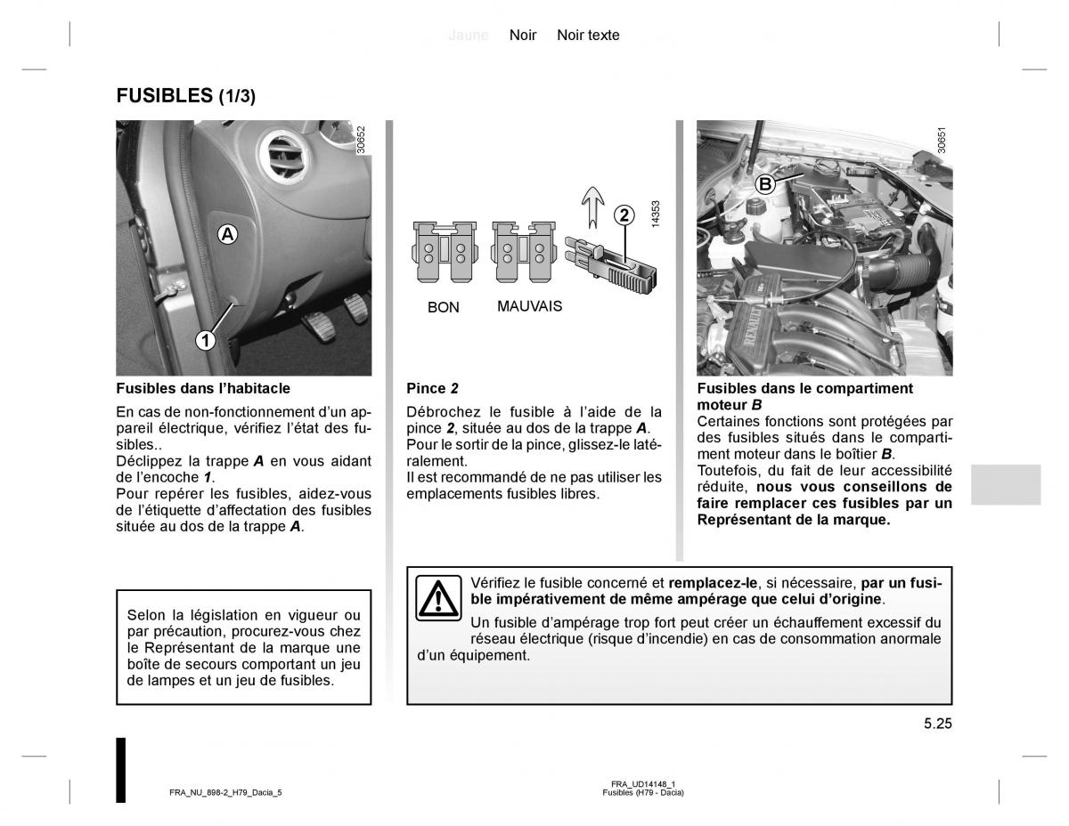 manual  Dacia Duster I 1 manuel du proprietaire / page 141