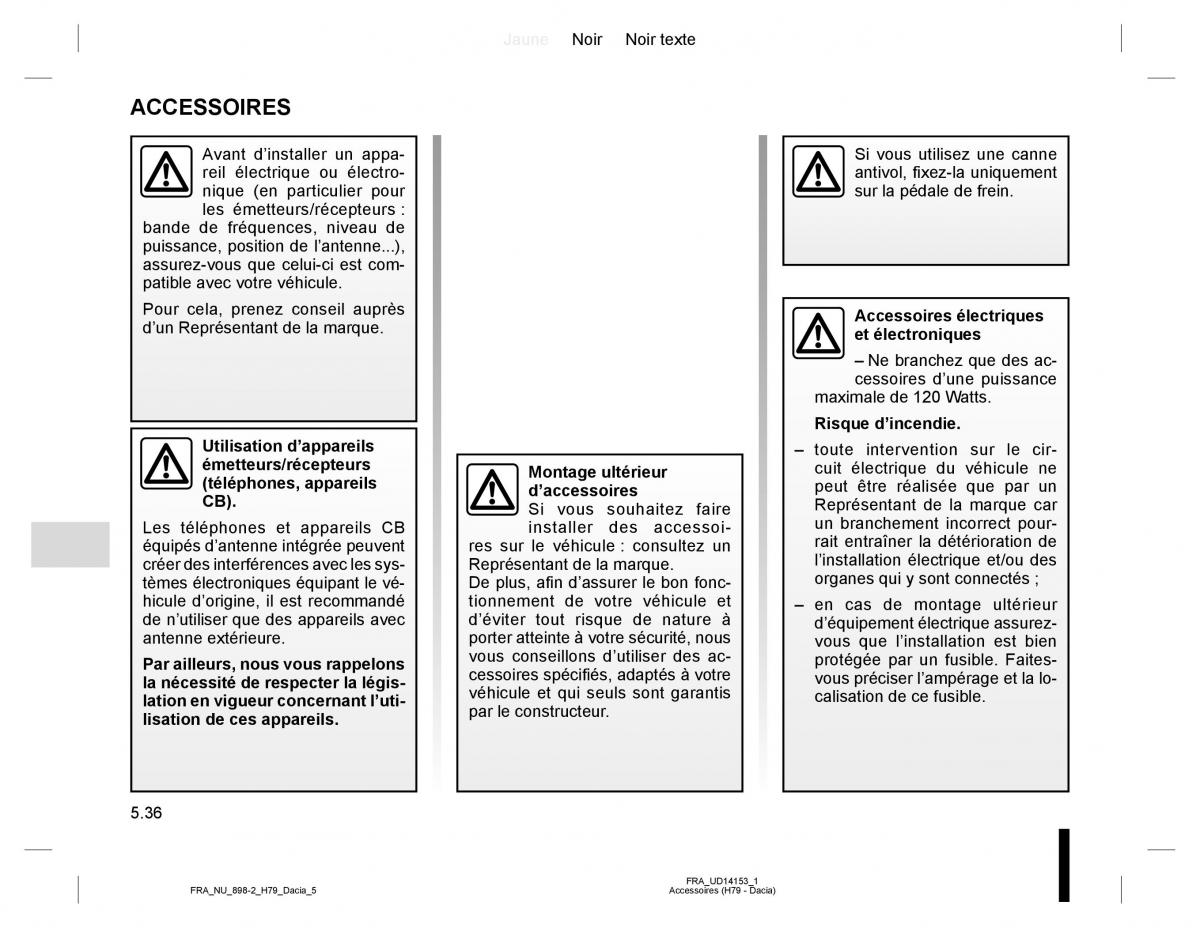manual  Dacia Duster I 1 manuel du proprietaire / page 152