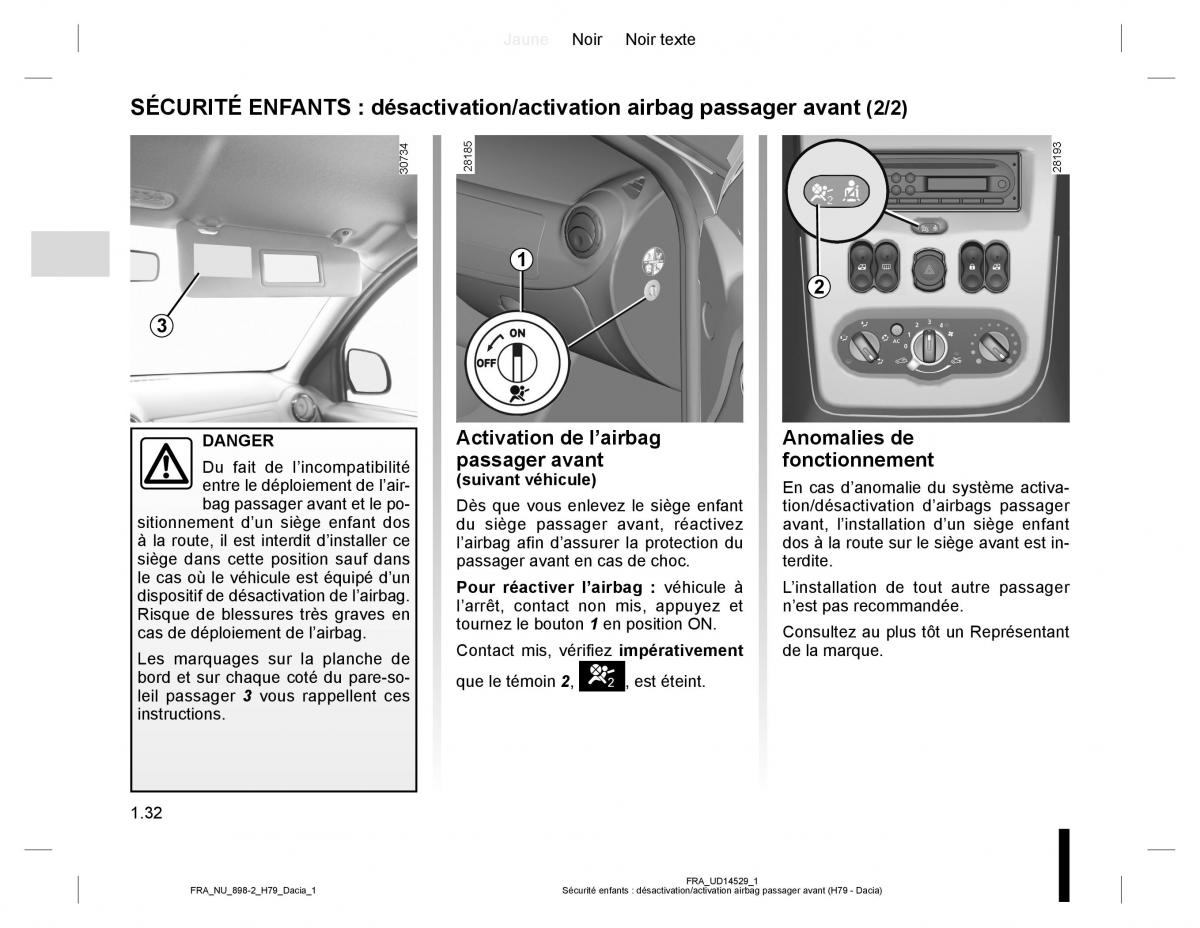 manual  Dacia Duster I 1 manuel du proprietaire / page 36