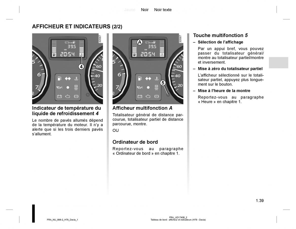 manual  Dacia Duster I 1 manuel du proprietaire / page 43