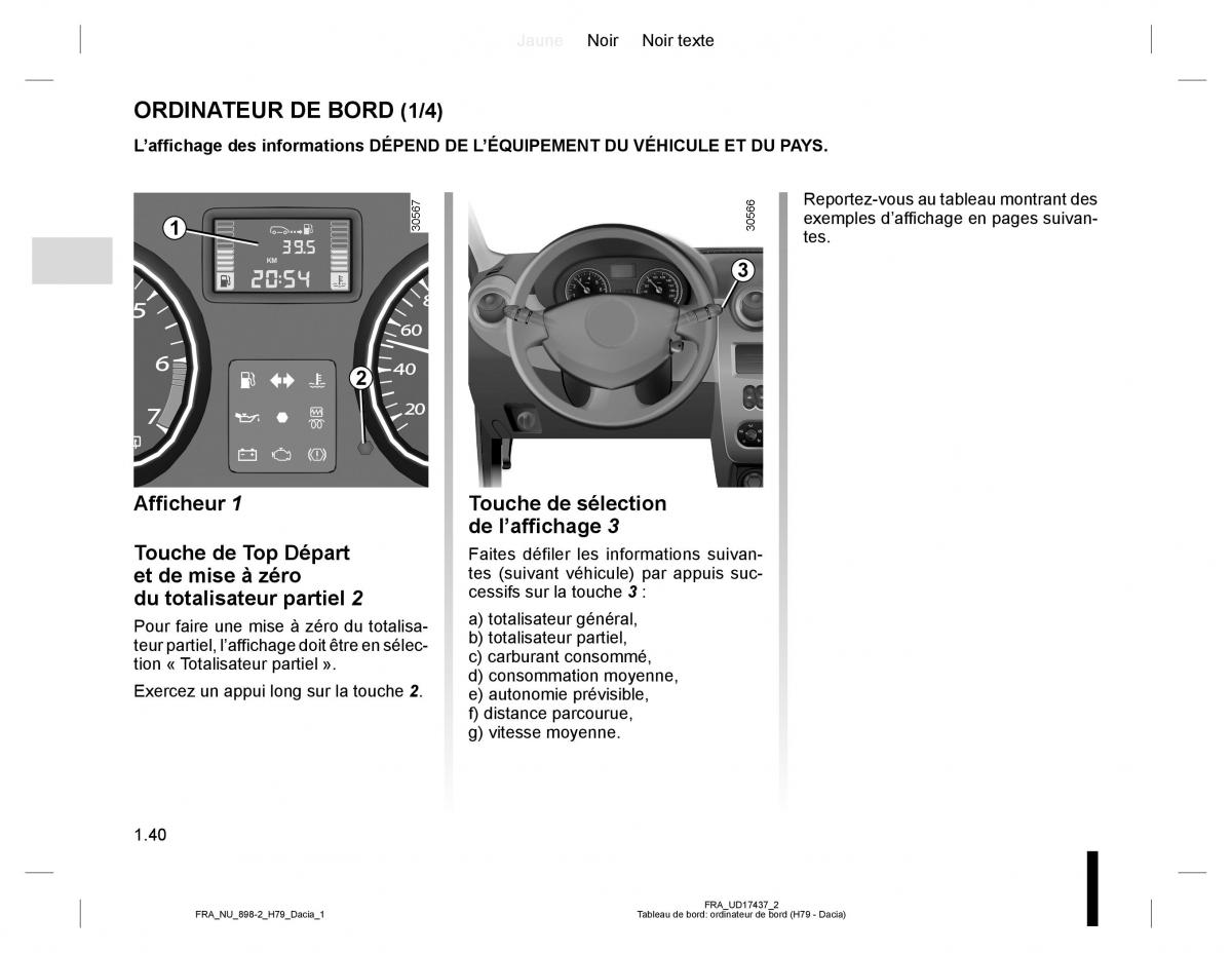 manual  Dacia Duster I 1 manuel du proprietaire / page 44