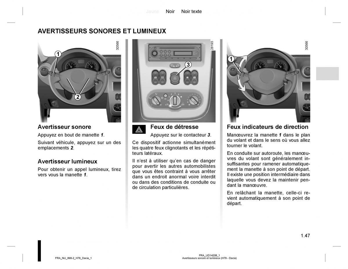 manual  Dacia Duster I 1 manuel du proprietaire / page 51