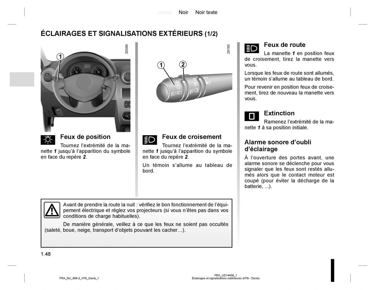 manual  Dacia Duster I 1 manuel du proprietaire / page 52