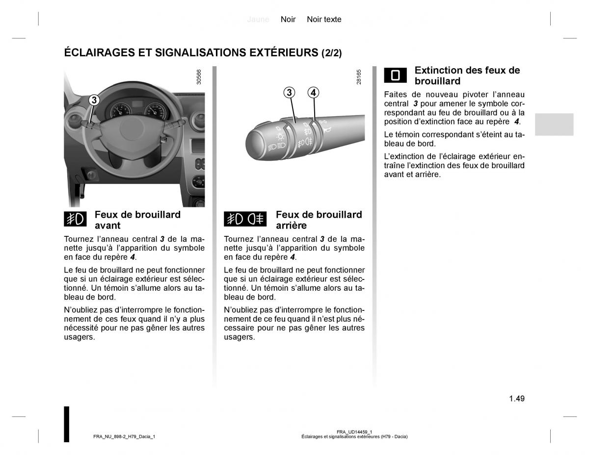 manual  Dacia Duster I 1 manuel du proprietaire / page 53