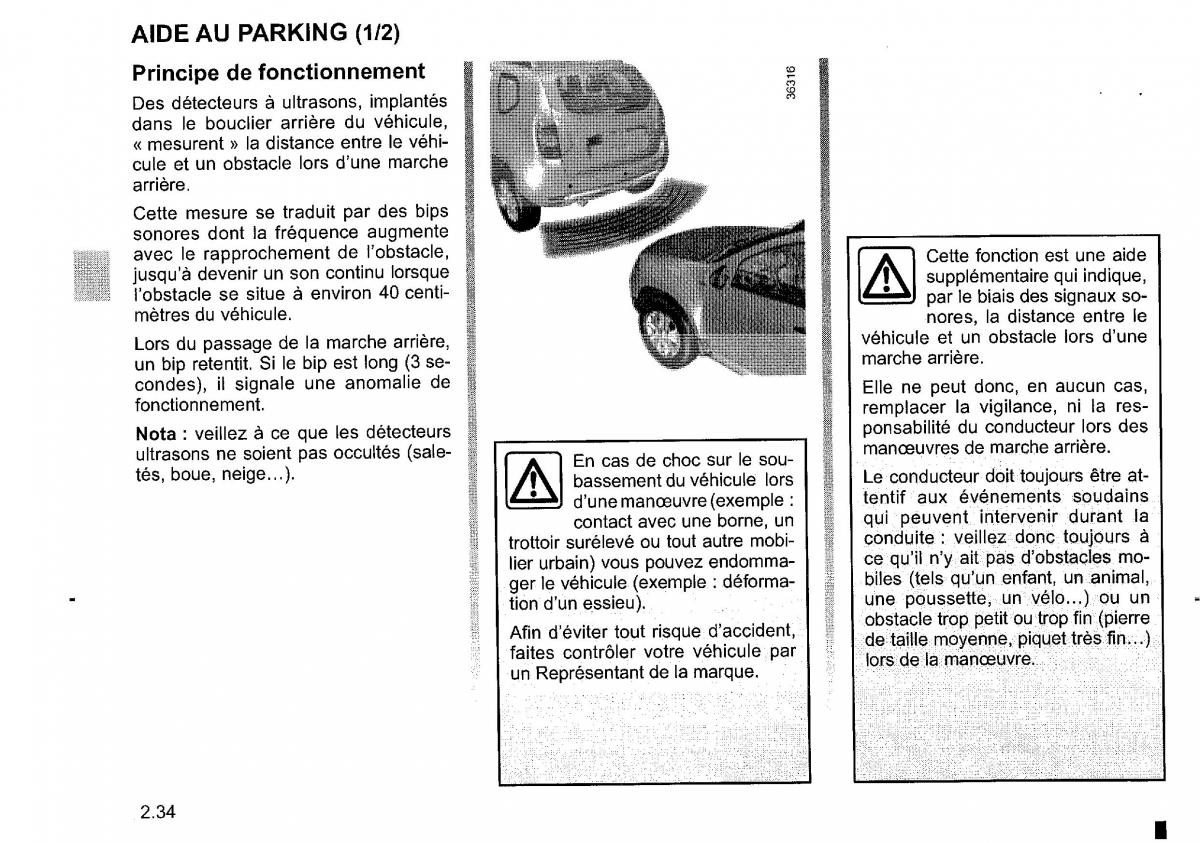 Dacia Duster I 1 FL manuel du proprietaire / page 116