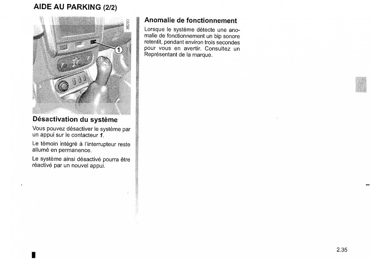 Dacia Duster I 1 FL manuel du proprietaire / page 117