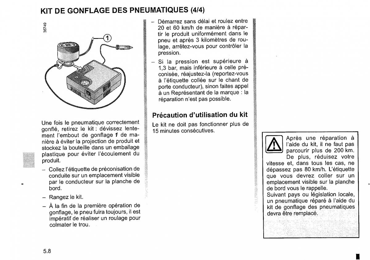 Dacia Duster I 1 FL manuel du proprietaire / page 172