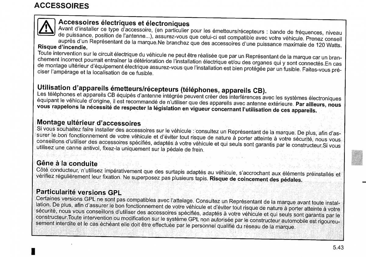 Dacia Duster I 1 FL manuel du proprietaire / page 207