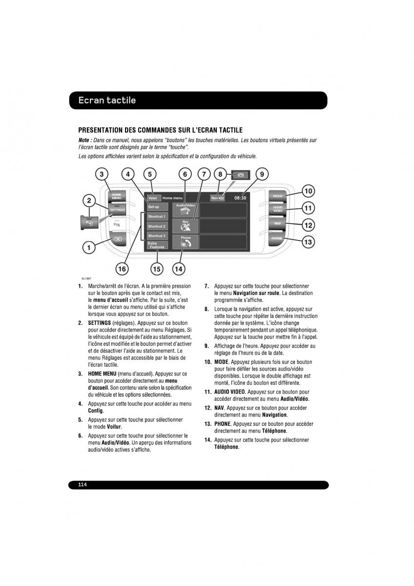 manual  Land Rover Range Rover Evoque manuel du proprietaire / page 114