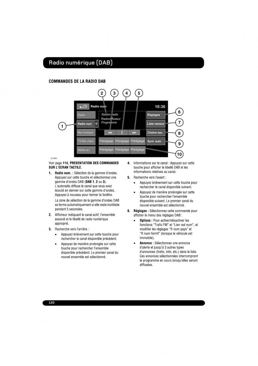 manual  Land Rover Range Rover Evoque manuel du proprietaire / page 130