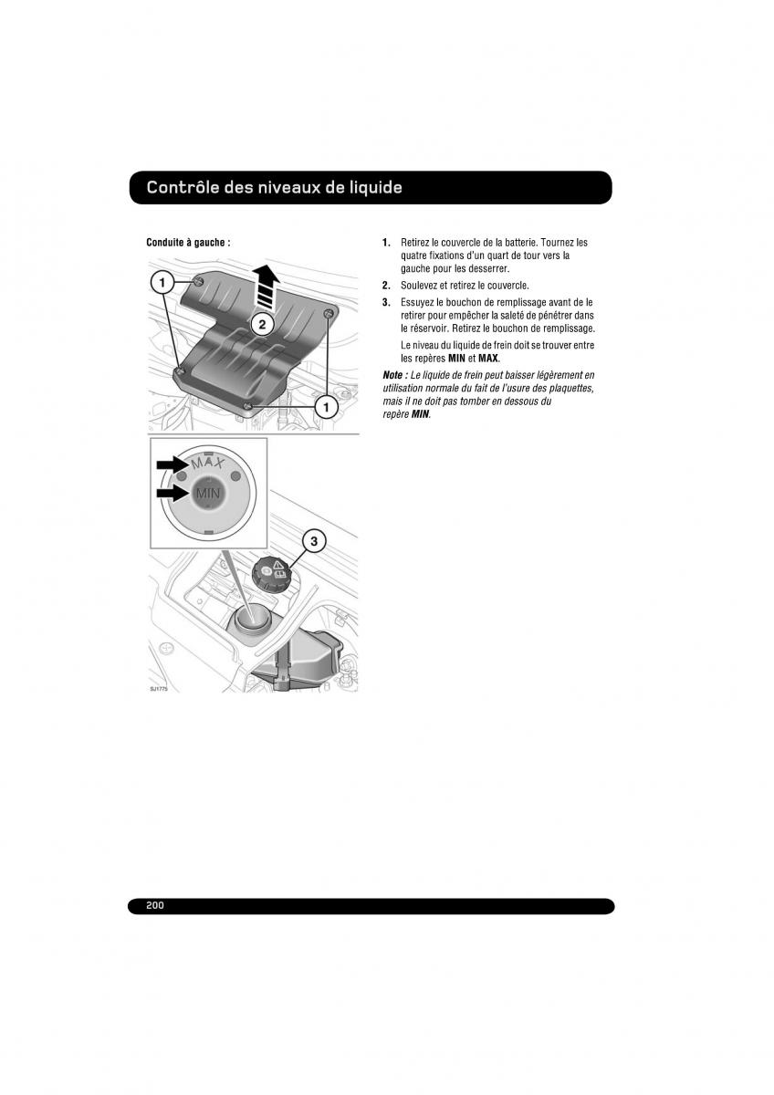 manual  Land Rover Range Rover Evoque manuel du proprietaire / page 200