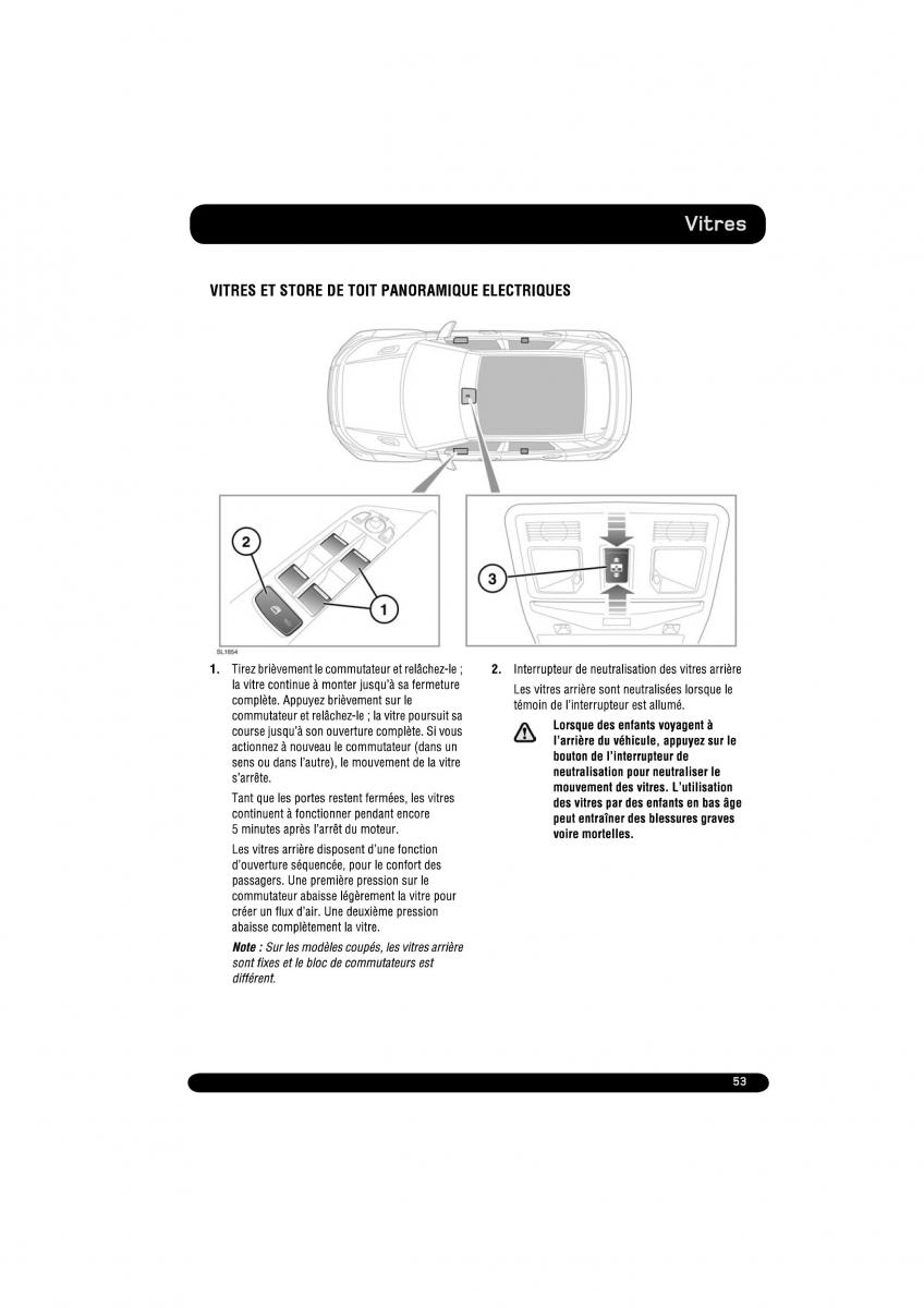 manual  Land Rover Range Rover Evoque manuel du proprietaire / page 53