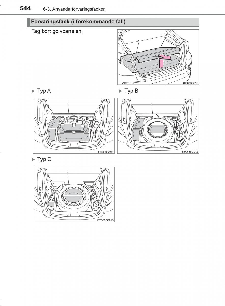 Toyota C HR instruktionsbok / page 544