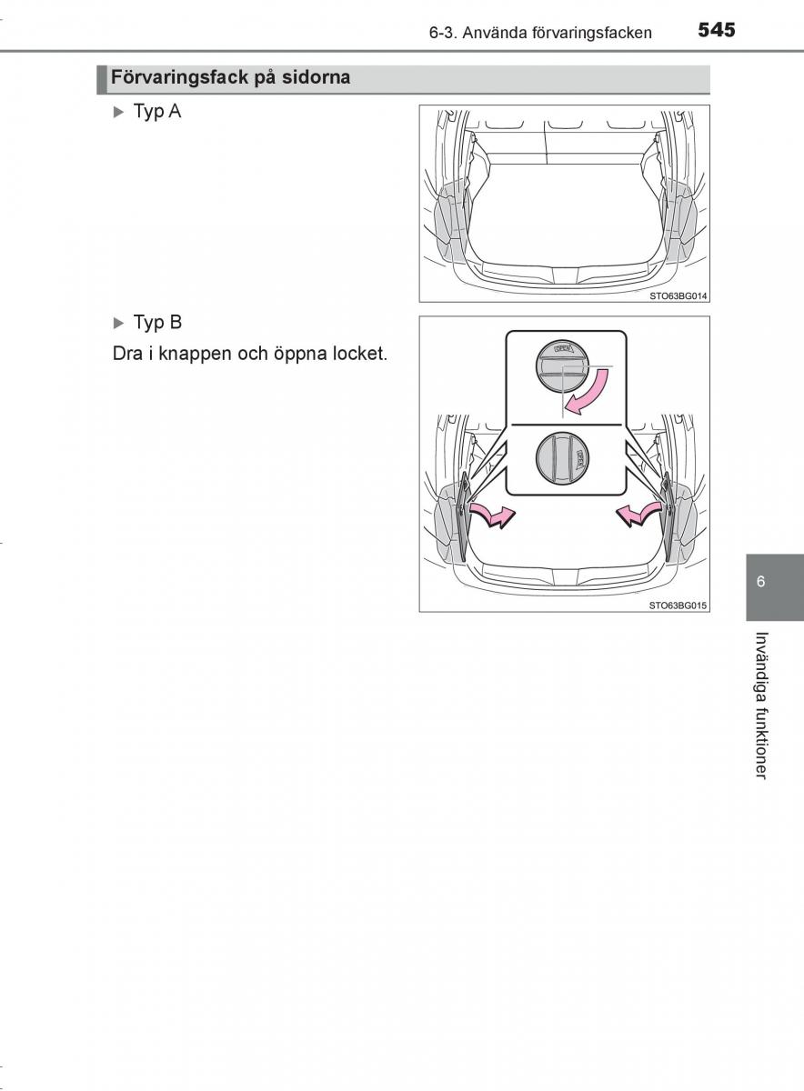 Toyota C HR instruktionsbok / page 545