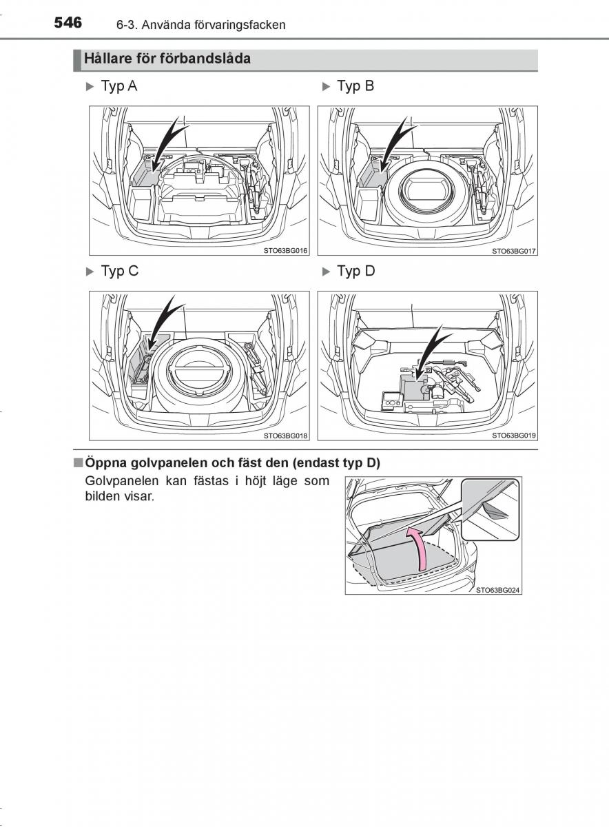 Toyota C HR instruktionsbok / page 546