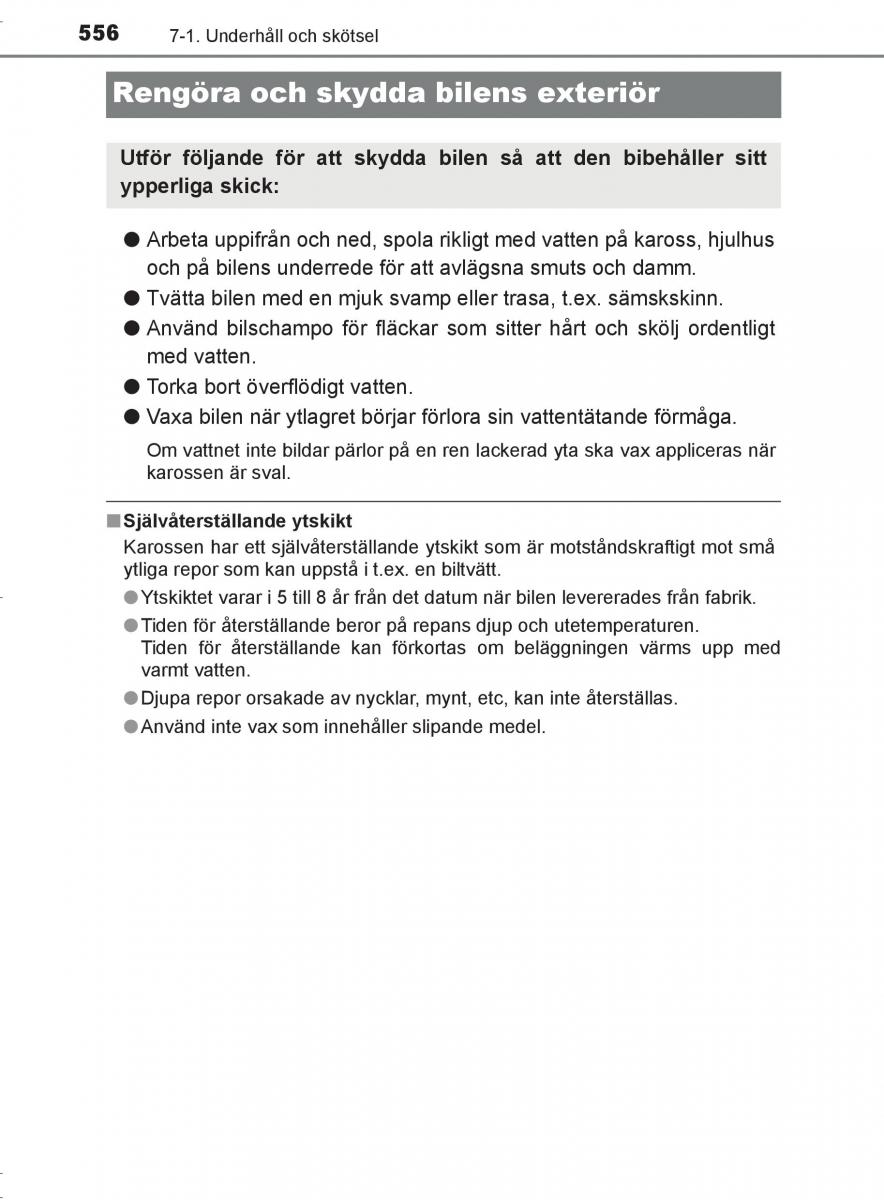 Toyota C HR instruktionsbok / page 556