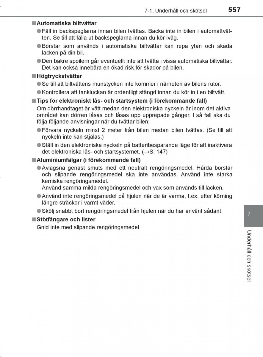 Toyota C HR instruktionsbok / page 557