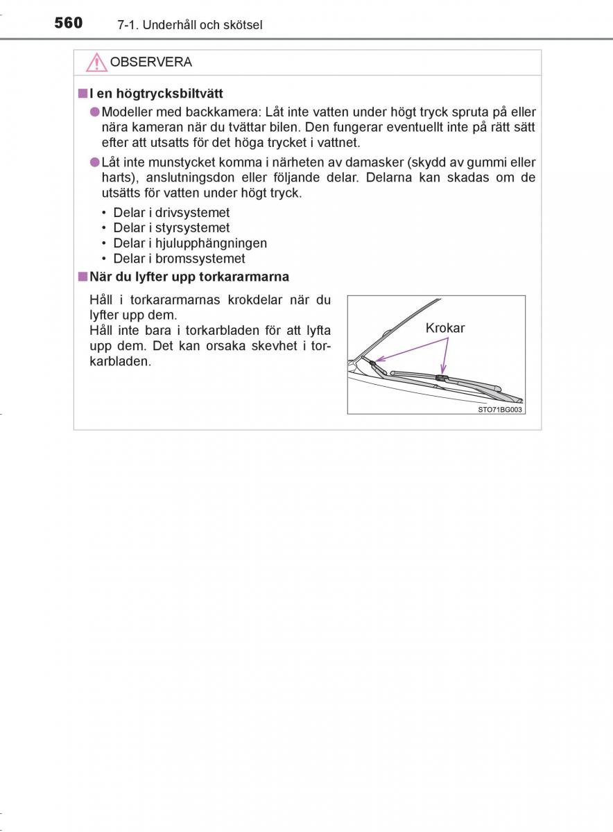 Toyota C HR instruktionsbok / page 560