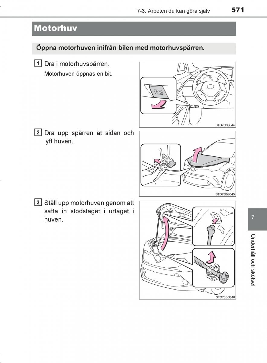 Toyota C HR instruktionsbok / page 571