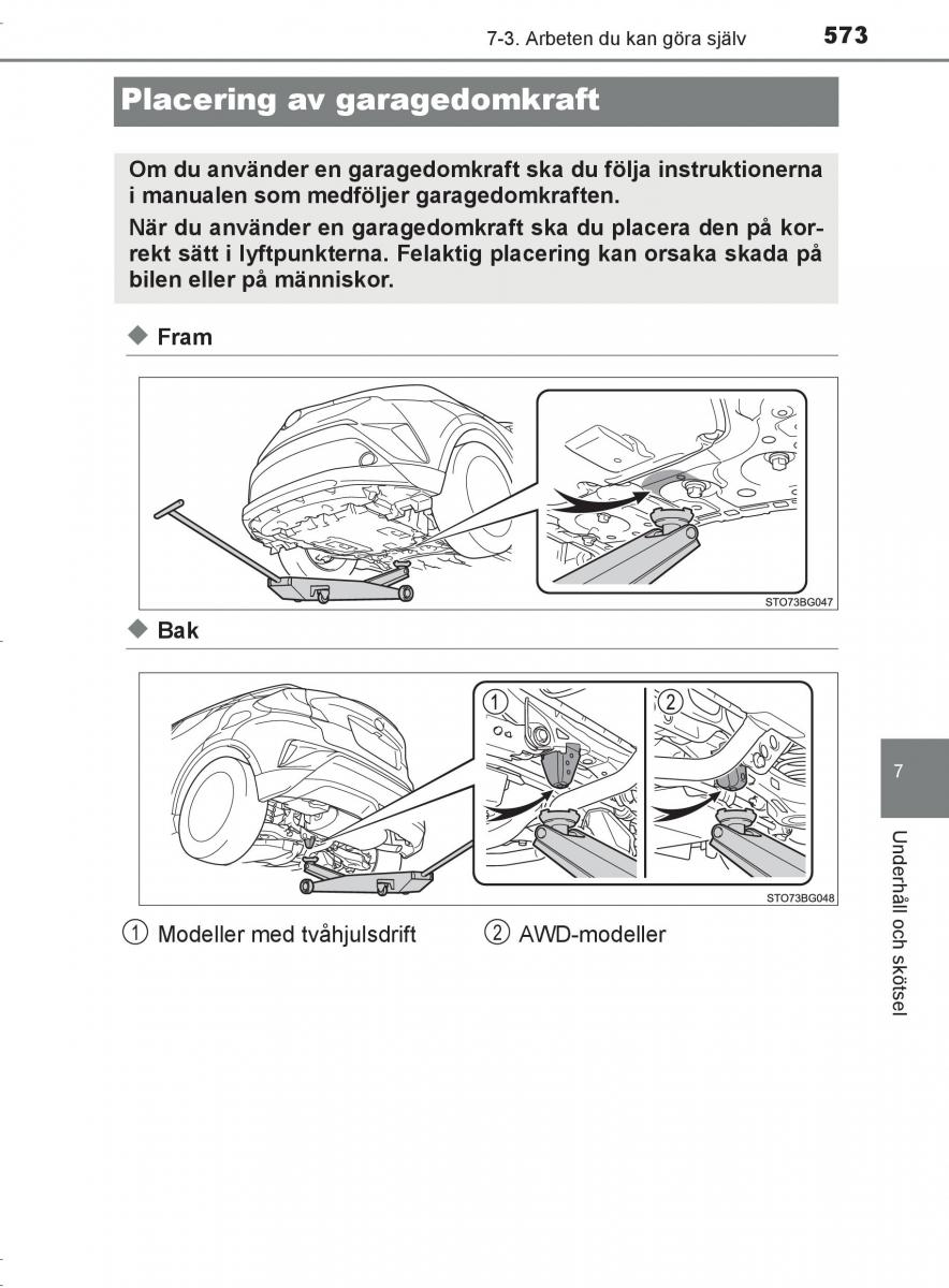 Toyota C HR instruktionsbok / page 573