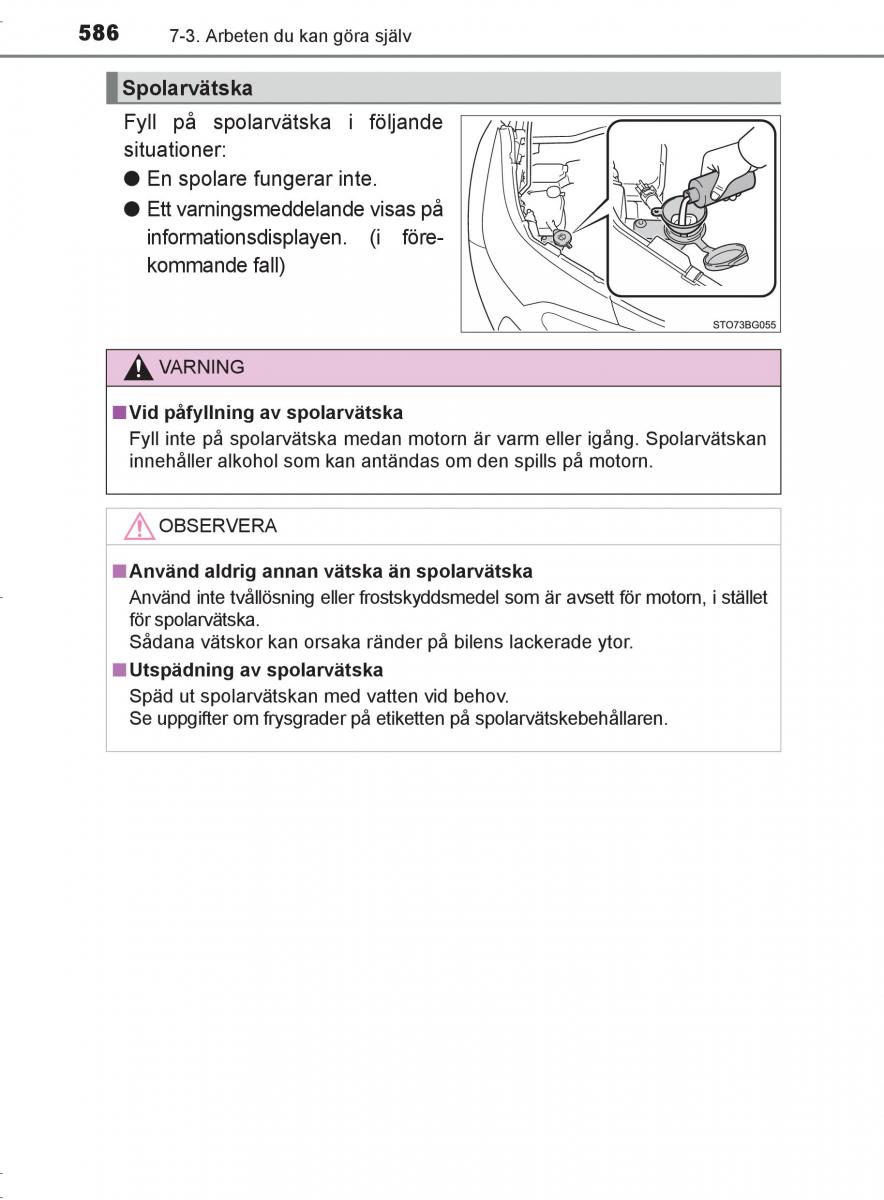 Toyota C HR instruktionsbok / page 586