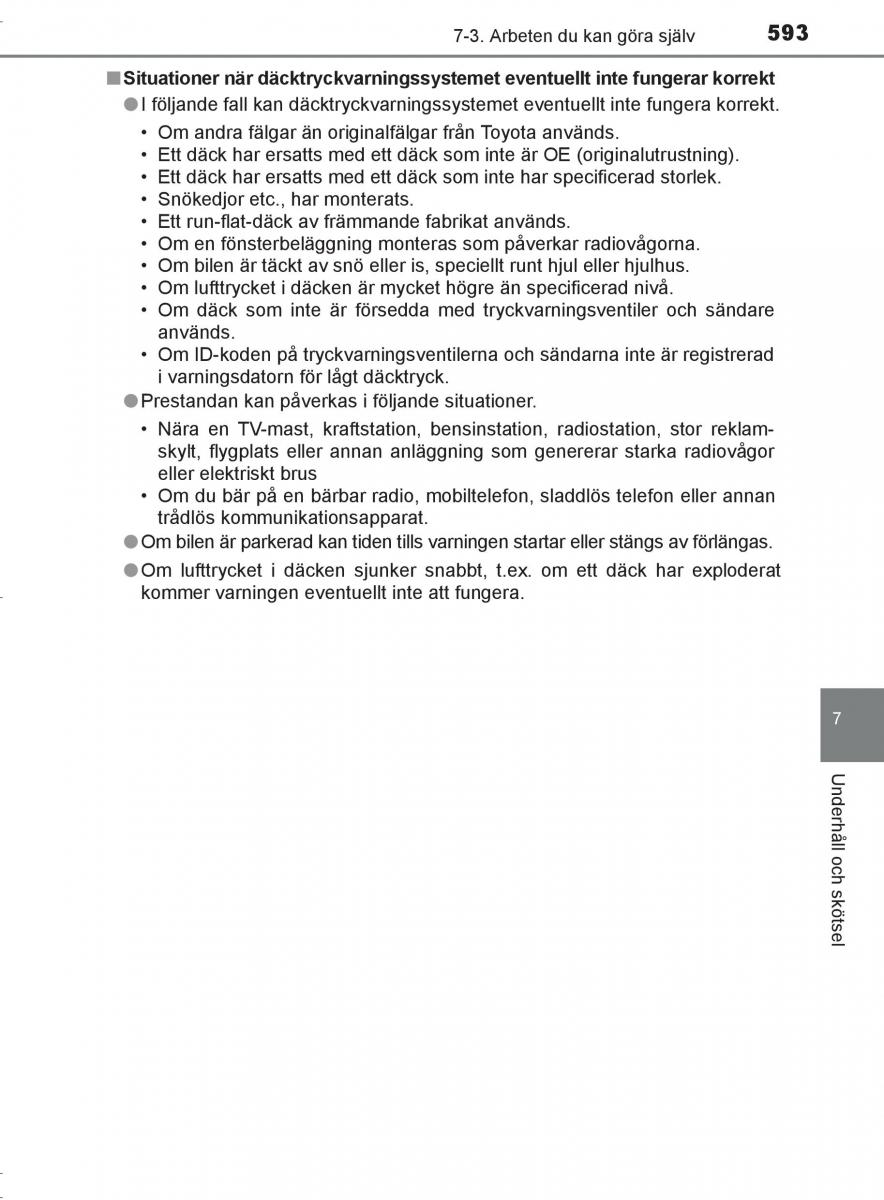 Toyota C HR instruktionsbok / page 593