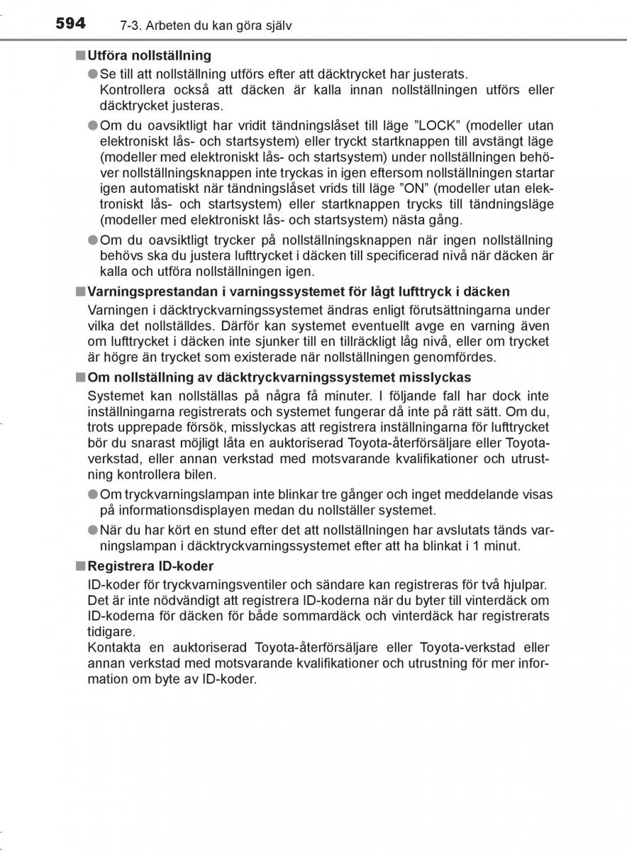 Toyota C HR instruktionsbok / page 594