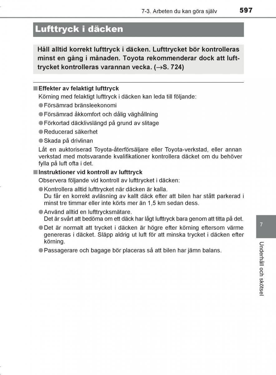 Toyota C HR instruktionsbok / page 597