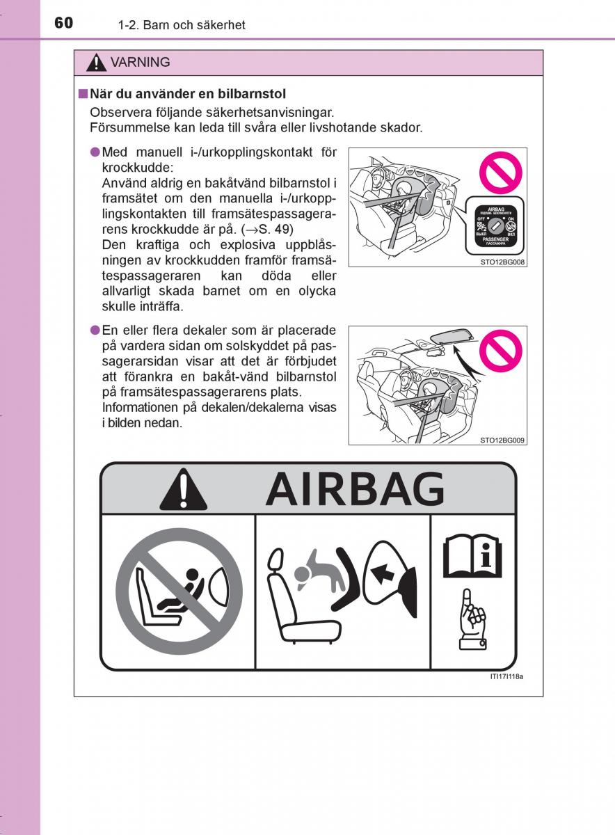 Toyota C HR instruktionsbok / page 60