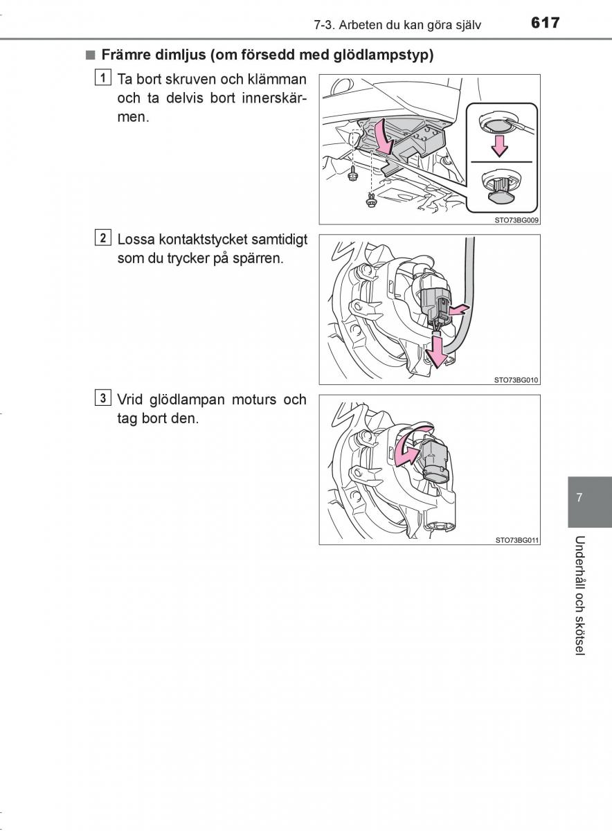 Toyota C HR instruktionsbok / page 617