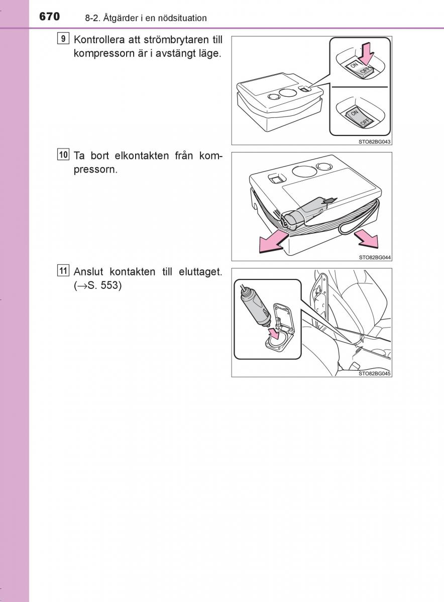 Toyota C HR instruktionsbok / page 670