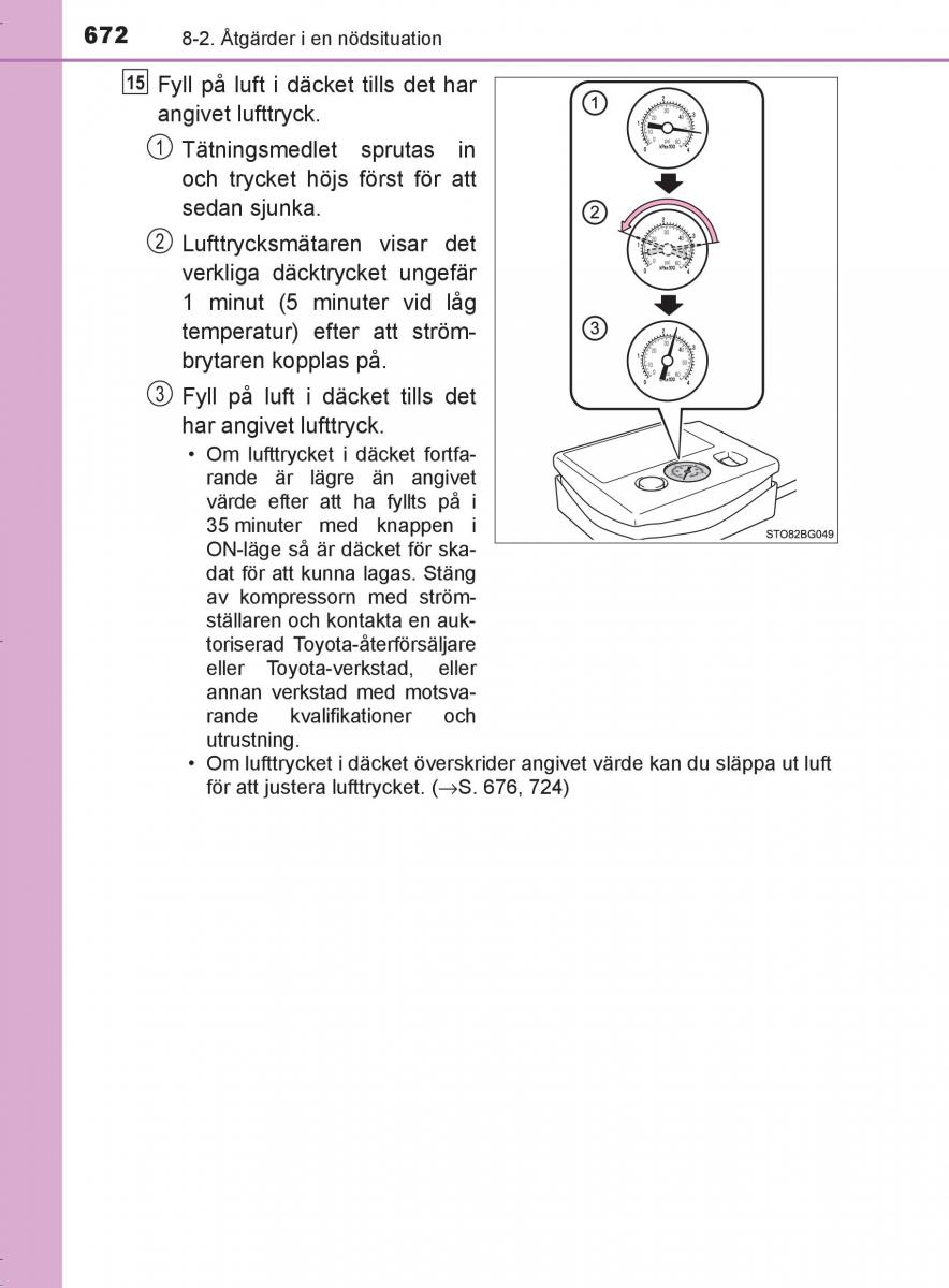 Toyota C HR instruktionsbok / page 672