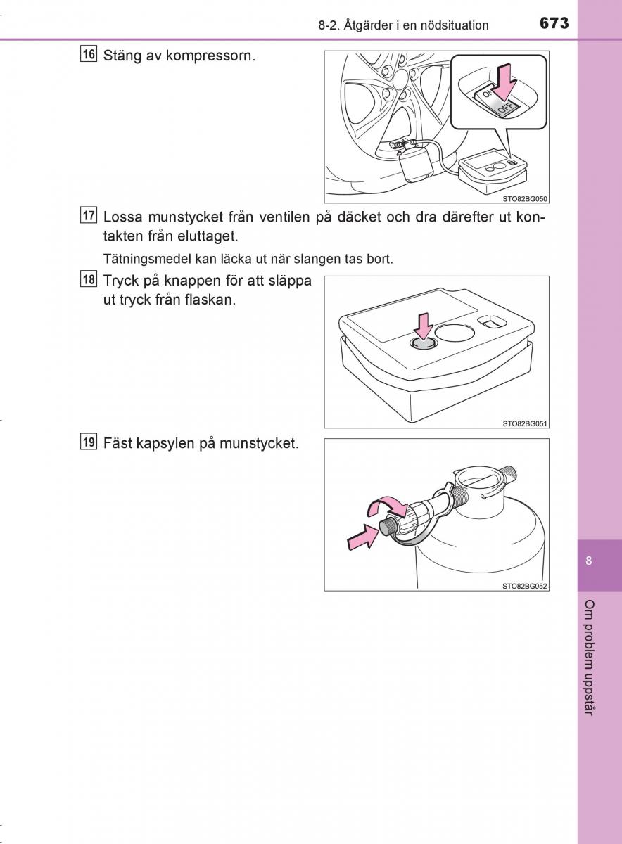 Toyota C HR instruktionsbok / page 673