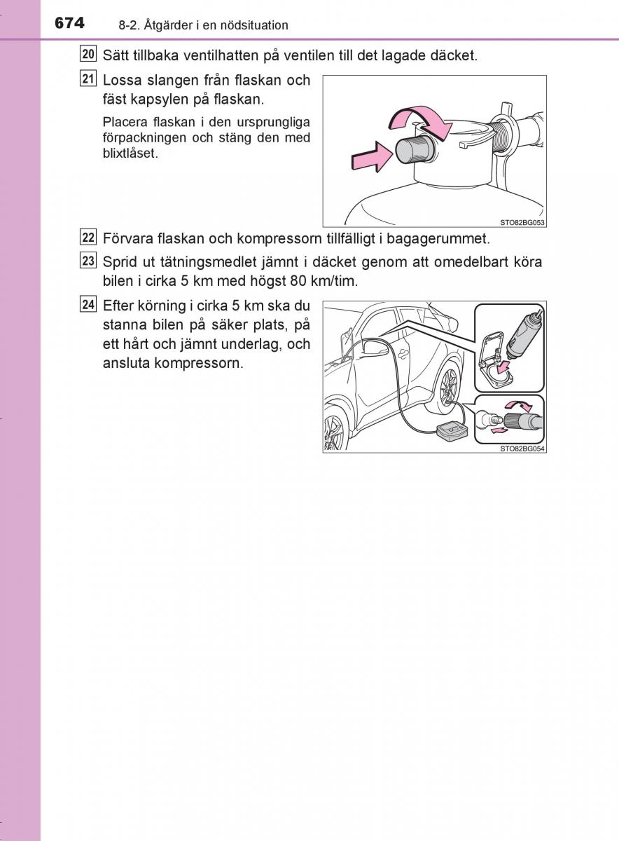 Toyota C HR instruktionsbok / page 674