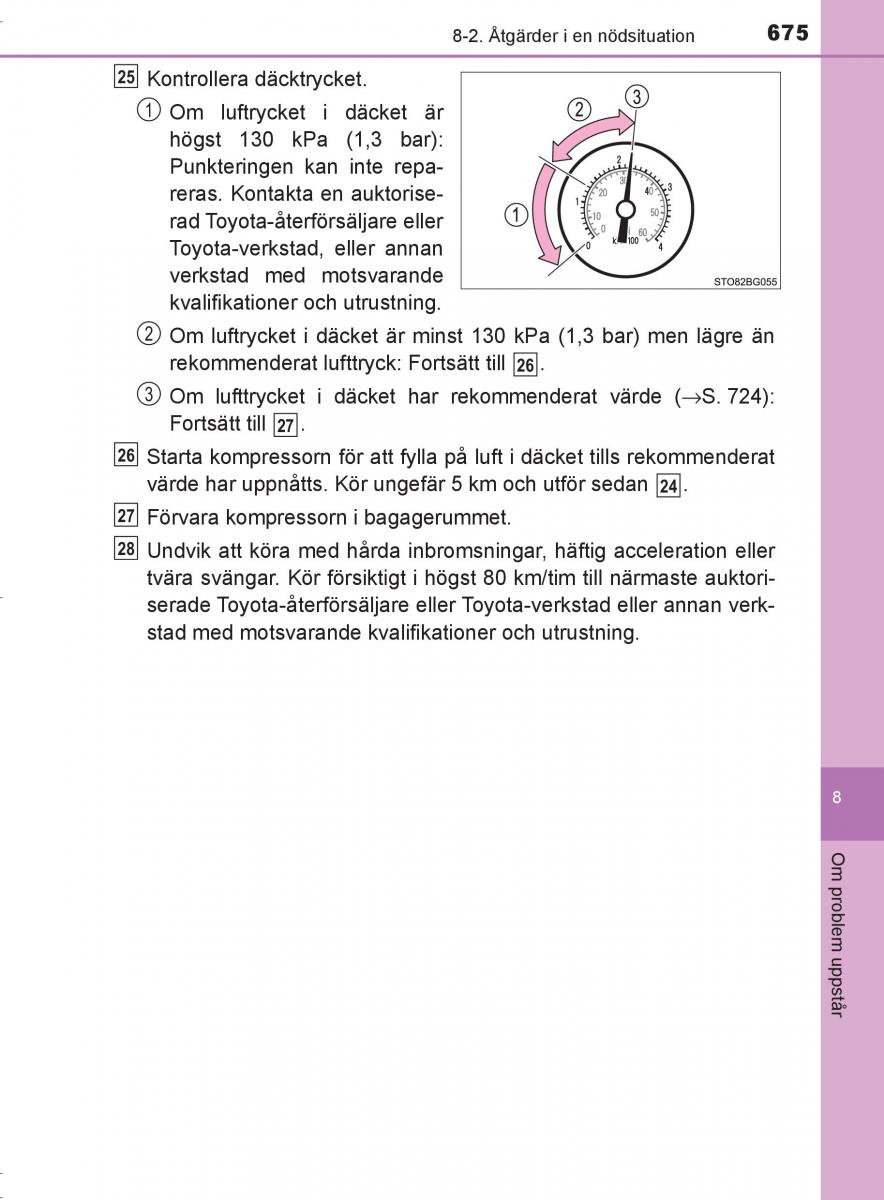 Toyota C HR instruktionsbok / page 675