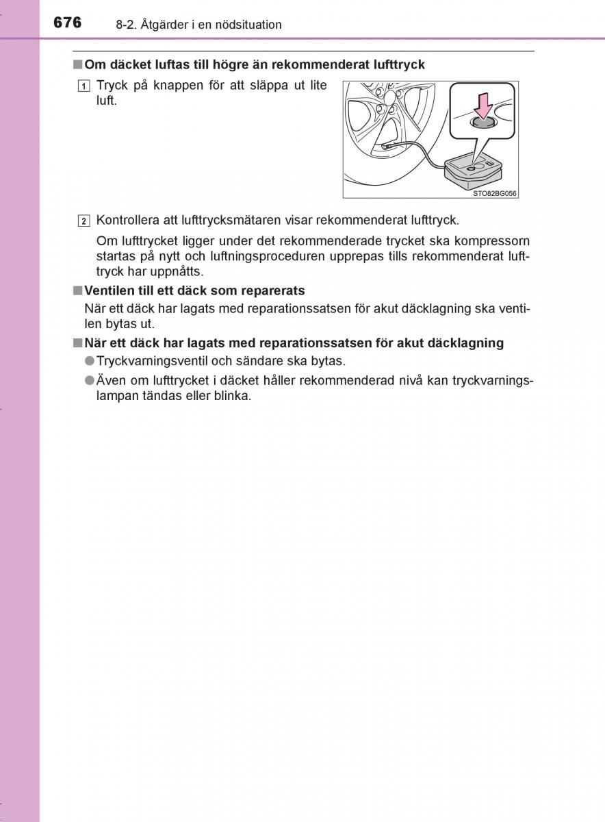 Toyota C HR instruktionsbok / page 676