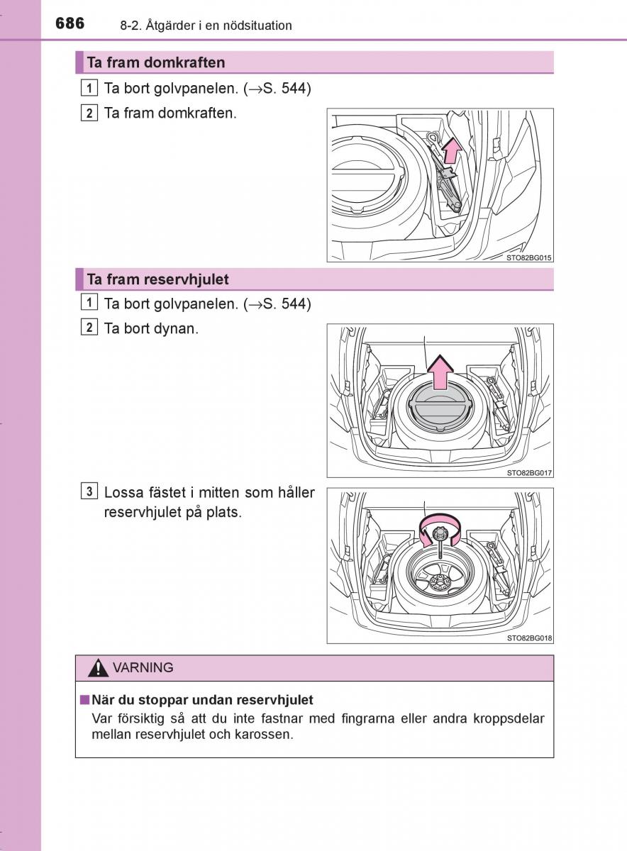 Toyota C HR instruktionsbok / page 686