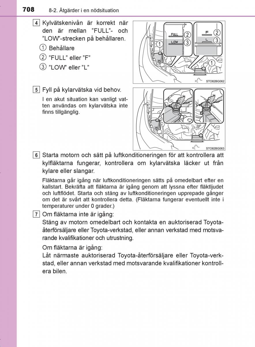 Toyota C HR instruktionsbok / page 708