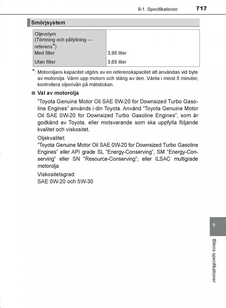 Toyota C HR instruktionsbok / page 717