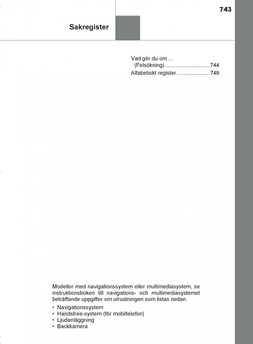 Toyota C HR instruktionsbok / page 743